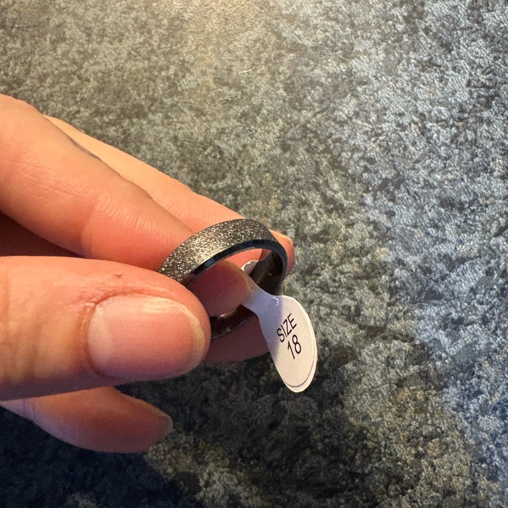 Textured Silver Ring